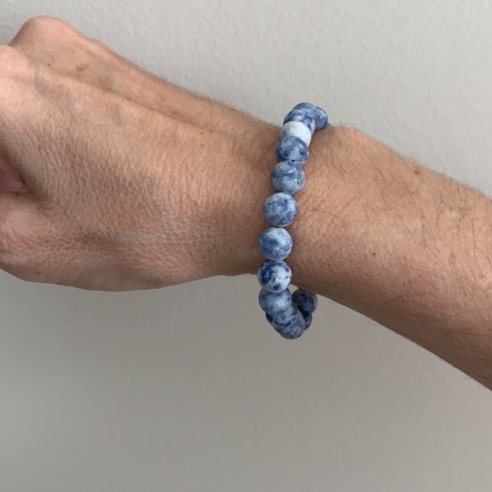 Blue Natural Stone Bracelet - Picture 2 of 2